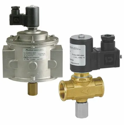 Фото №0 Клапан отсечной электромагнитный Seitron EVGNC0L DN 065 для газа с ручным взводом