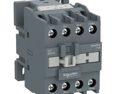 фото Контактор 3-х полюсный 32A 220B AC, 1НО Schneider Electric, LC1E3210M5