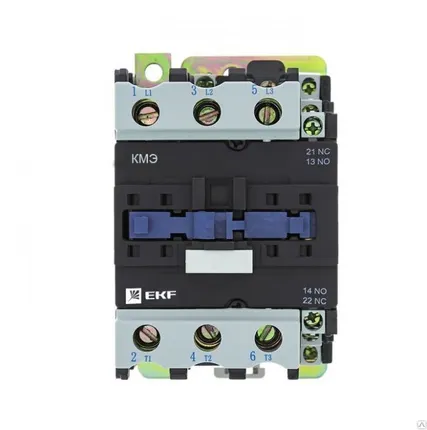 Фото №0 Контактор КМЭ малогабаритный 50А 400В 1NO 1NC EKF Basic