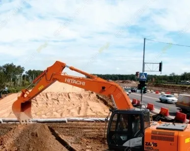 фото Аренда гусеничного экскаватора Hitachi ZX180LCN-5G, Москва