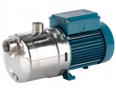 фото Горизонтальный многоступенчатый насосный агрегат из нержавеющей стали Calpeda MXH 805