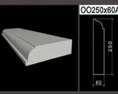 фото Откосы на окна OO250x60A
