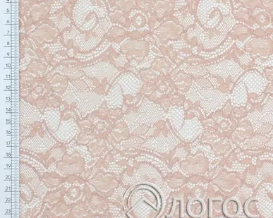 фото Кружево стрейч 170мм AS-19, И, пыльная роза