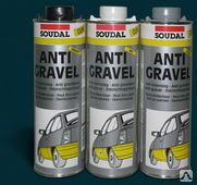фото Антигравийное покрытие ANTI GRAVEL black (черный, серый) под пистолет (60k