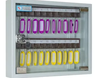 фото Ключница КЛ-20С со стеклянной дверкой (без брелков)