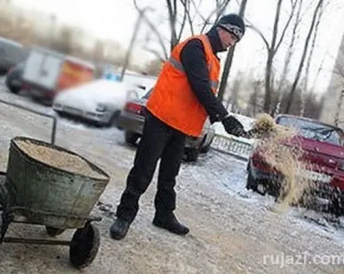 фото Пескосоляная смесь ПСС антигололедная смесь