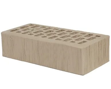 фото Кирпич лицевой керамический «Светло-Серый» «Тростник» пустотелый одинарный