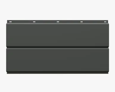 фото Сайдинг Потолочно-фасадная панель «Софит» 0.47-0.50 мм RAL 7024, Графит