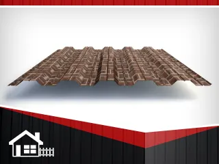 фото Профнастил НС-35 RAL Кирпичная кладка