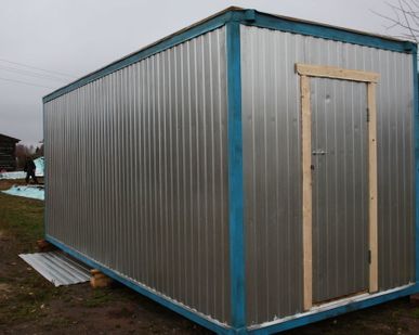 фото Утепленный блок-контейнер 6-метровый / профлист, мет. каркас