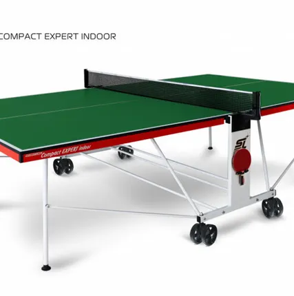 Фото №0 Стол теннисный Start line Compact EXPERT Indoor GREEN