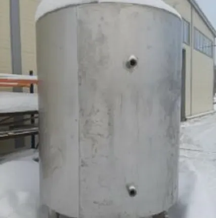 Фото №0 Емкость нержавеющая, объем — 4 куб.м., рубашка, термос, мешалка, инв 1732 Б/У в Москве