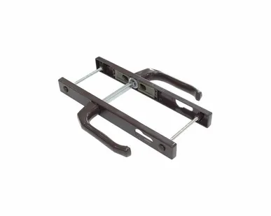 фото Гарнитур нажимной подпружиненный, 26/85 (2 винта), коричневый RAL8019