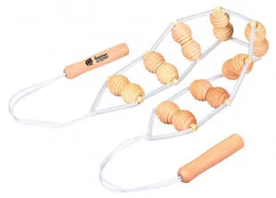 Фото №0 Банные штучки Массажёр деревянный ленточный для спины 110х7х3см", "Банные штучки"