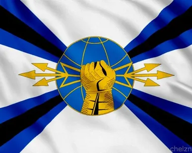 фото Флаг РЭБ РФ [90х135 см. из ткани Атлас]