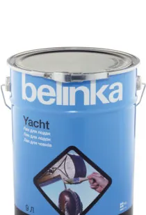 фото Лак BELINKA Yacht, 0,9л лодочный полуматовый
