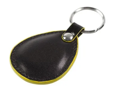 фото Брелок New Age, черный с зеленой окантовкой