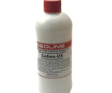фото Концентрат для ультразвуковых ванн SOLINS US 0.5л