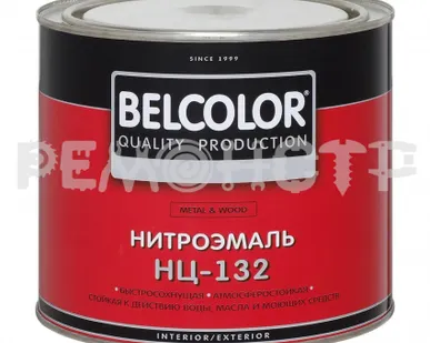 фото Эмаль НЦ-132  1,7кг желтая  БЕЛКОЛОР (6/300) П