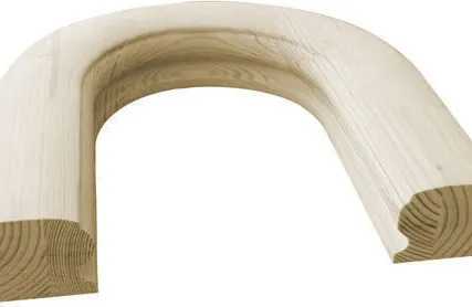 Фото №0 Поворот для поручня (60), 180* хвоя, (сорт А) //5