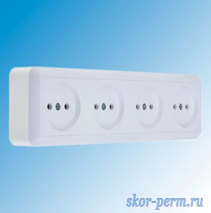 Фото №0 Розетка 4ОП