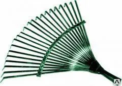 Фото №0 Грабли веерные плоский зуб,20 зубьев,d=390мм(цинк)