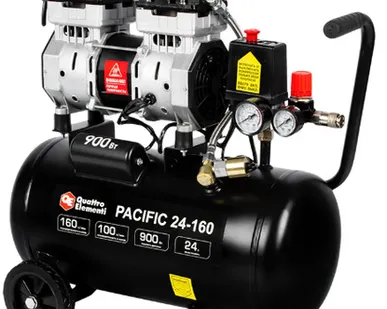 фото Безмасляный поршневой компрессор QUATTRO ELEMENTI PACIFIC 24-160