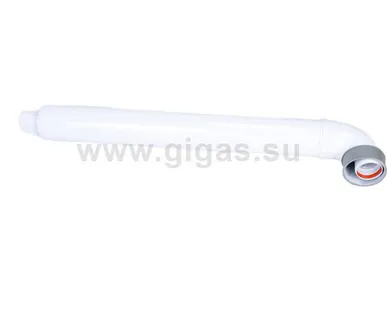 фото Комплект дымохода коаксиальный 60/100 L 1000 Whitе (Immergas) Sibio