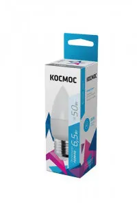 фото Лампа светодиодная 6,5вт 220в 4500к "Космос"