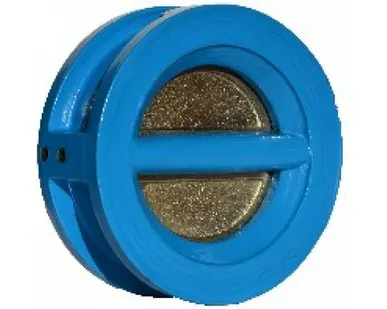 фото Обратный клапан чугунный двухдисковый, межфланцевый