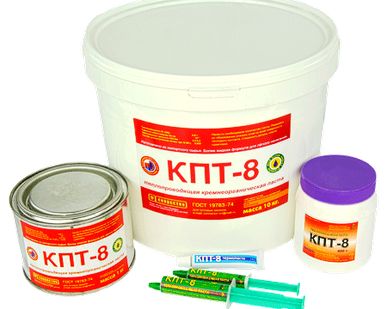 фото Паста КПТ-8 теплопроводная, упаковка 0,1 кг, 1 кг, 25 кг