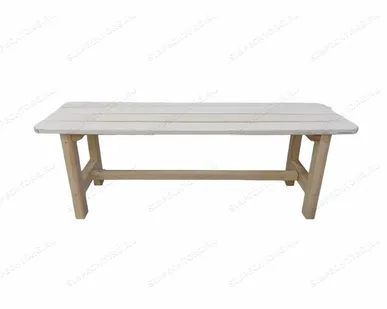 фото Лавка 1300мм Осина - Сосна