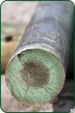 Фото №0 Опоры деревянные пропитанные