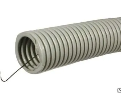 фото Труба ПВХ гофро с зонд.d32мм (уп.25м) ИЭК