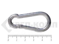 Фото №0 Карабин пожарный цинк DIN 5299 м5 Фасовка (100шт)