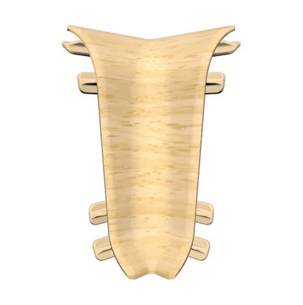 Фото №0 Угол ПВХ внутренний бук светлый