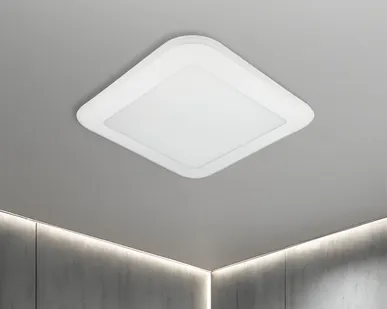 фото Светильник светодиодный Brilliant light LI8027-470, пульт ДУ 114W, 470*470*35, белый