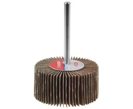 Фото №0 Круг шлифовал ЗУБР веерный лепест, на шпильке, Р180, 15х30мм Круг шлифовал