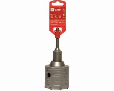 фото Коронка буровая по бетону с оснасткой TCT-68 М22 SDS-plus EKF Master