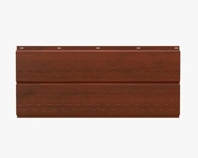 фото Сайдинг Потолочно-фасадная панель «Софит» перфорированный покрытие RAL 250 Россия*, 0.45-0.5 мм