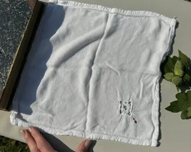 фото Салфетка 30х30 см лен ришелье