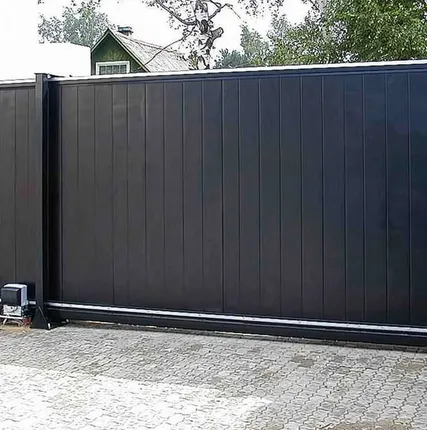 Фото №0 Установка ворот откатных