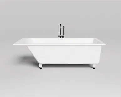 фото Ванна встраиваемая Salini S-Sense CASCATA 180x80 матовая 104213M