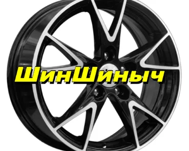 фото 6,5x15/5x100 ET40 D67,1 Нирвана Блэк Джек