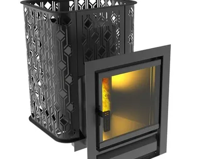 фото Печь для бани Black Stove Varna 16 (закр. каменка) AISI 430