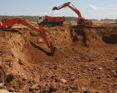 фото Котлованы под фундамент
