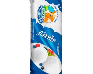 фото Мороженое "Коровка из Кореновки" промбир ванильный 15% , полено 400 гр