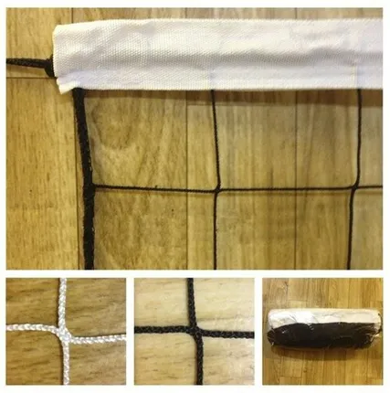 Фото №0 Сетка волейбольная д.3,0мм Черный