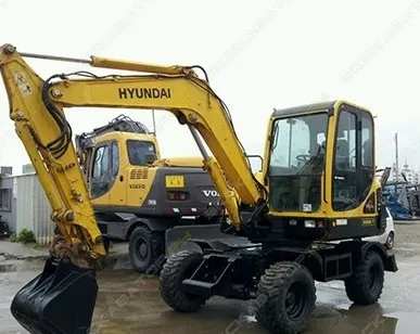 фото Аренда колесного экскаватора Hyundai R55W-7, Курган