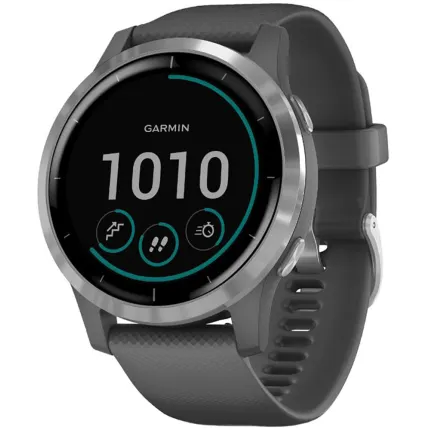 Фото №0 Часы Garmin Vivoactive 4 серые с серебристым безелем